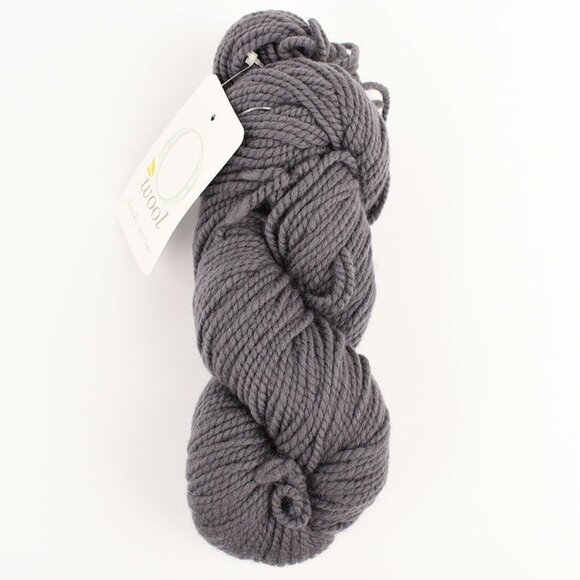 O Wool Chunky Merino Yarn Organic Merino Wool Ash Gray - Picture 1 of 3